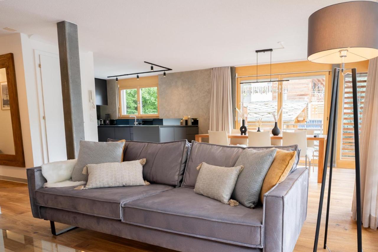 Fantastic Panoramic View Home In Церматт Екстер'єр фото